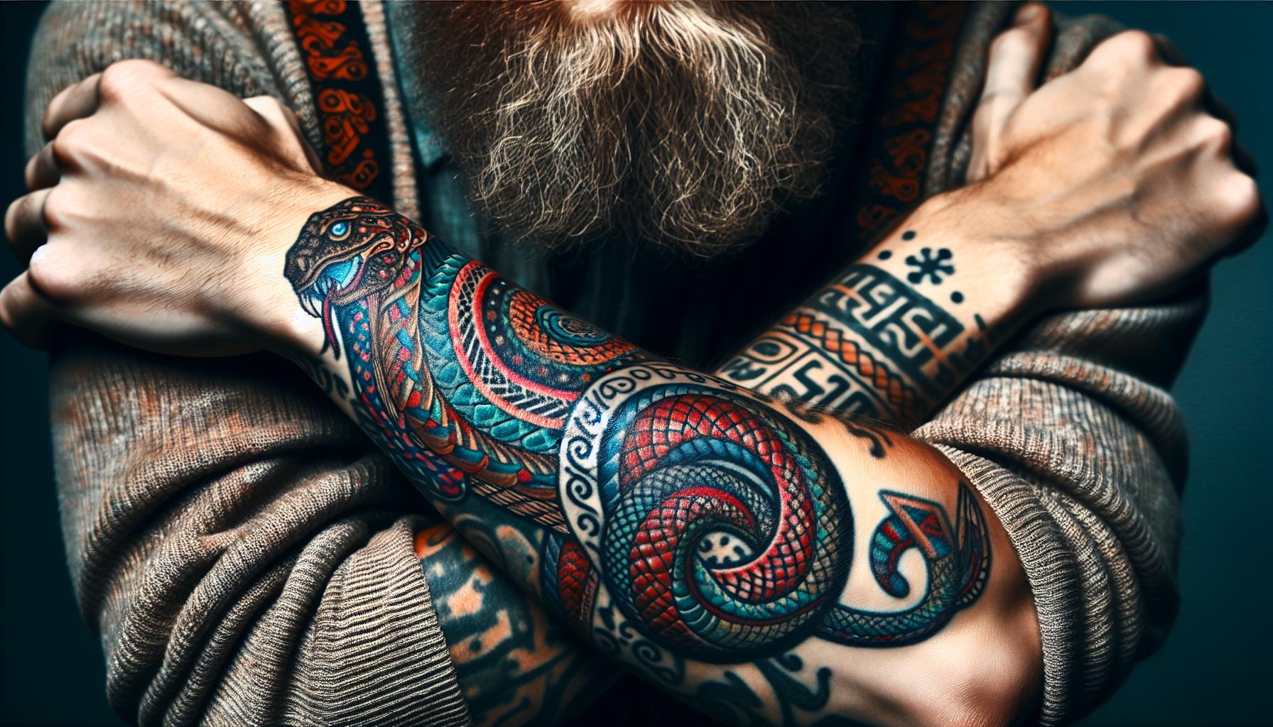 Ultimate Guide to Viking Snake Tattoos: Designs, Meanings & Placement 2 020e836a 686e 4f95 8288 d38ded04324aEze4yq0AvZsfvUcVlzF3R
