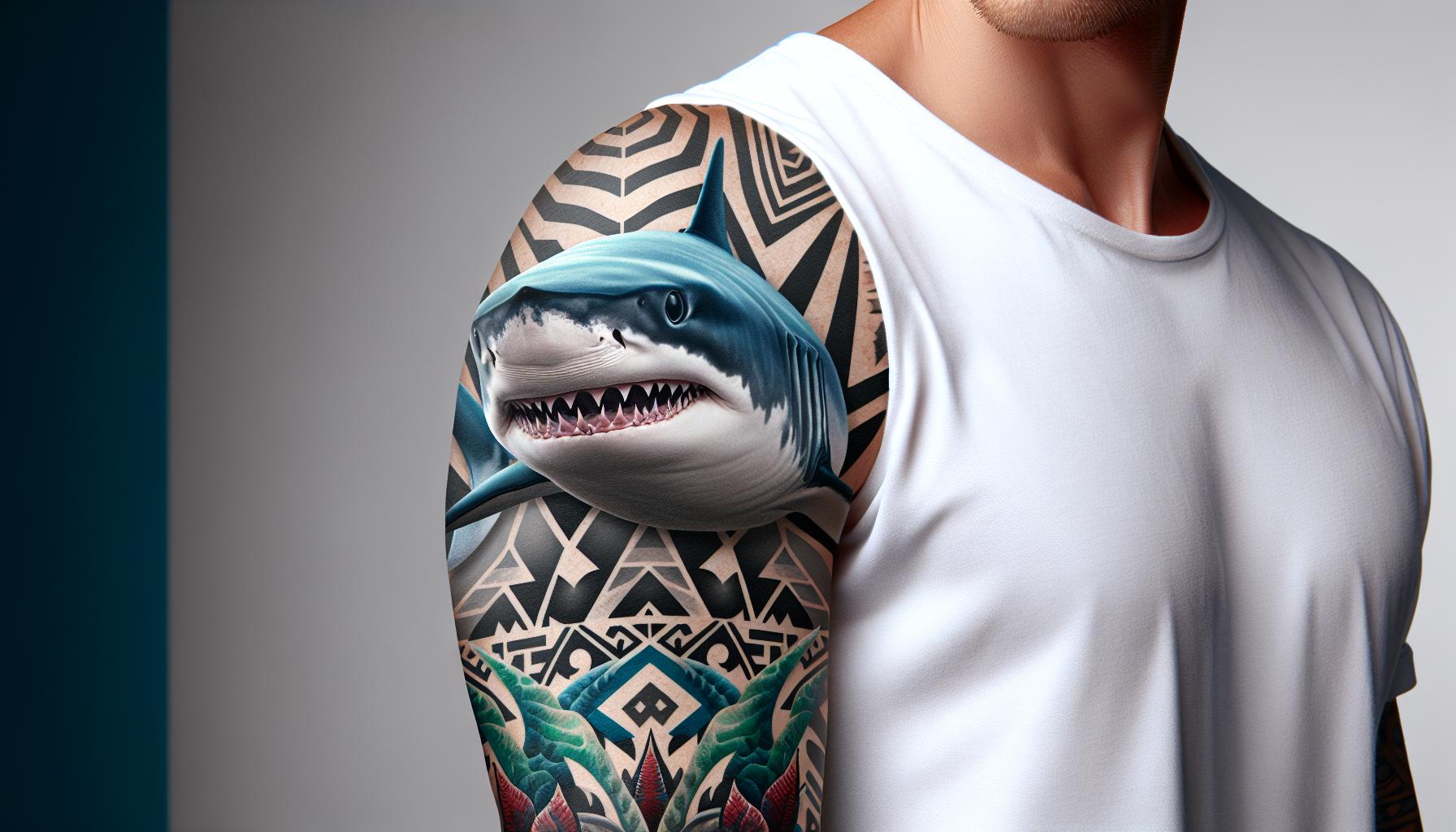Ultimate Shark Tattoo Guide: Meanings, Styles & Placement Tips 1 0ca72a3e bc8c 4140 848d ededc2ed8f31Ild