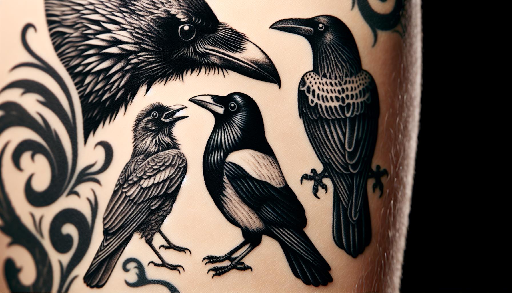 Black Bird Tattoo Meaning: Uncover Symbolism & Significance of Ravens, Crows & More 1 161513a8 420c 43c5 951f ee41acee381aZQKwUdadvvNy0jmpcAPvQ