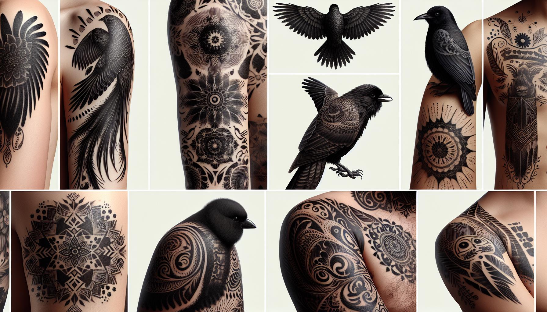 Black Bird Tattoo Meaning: Uncover Symbolism & Significance of Ravens, Crows & More 2 161513a8 420c 43c5 951f ee41acee381az8z0cZz ZPK1FmEr5v2C1