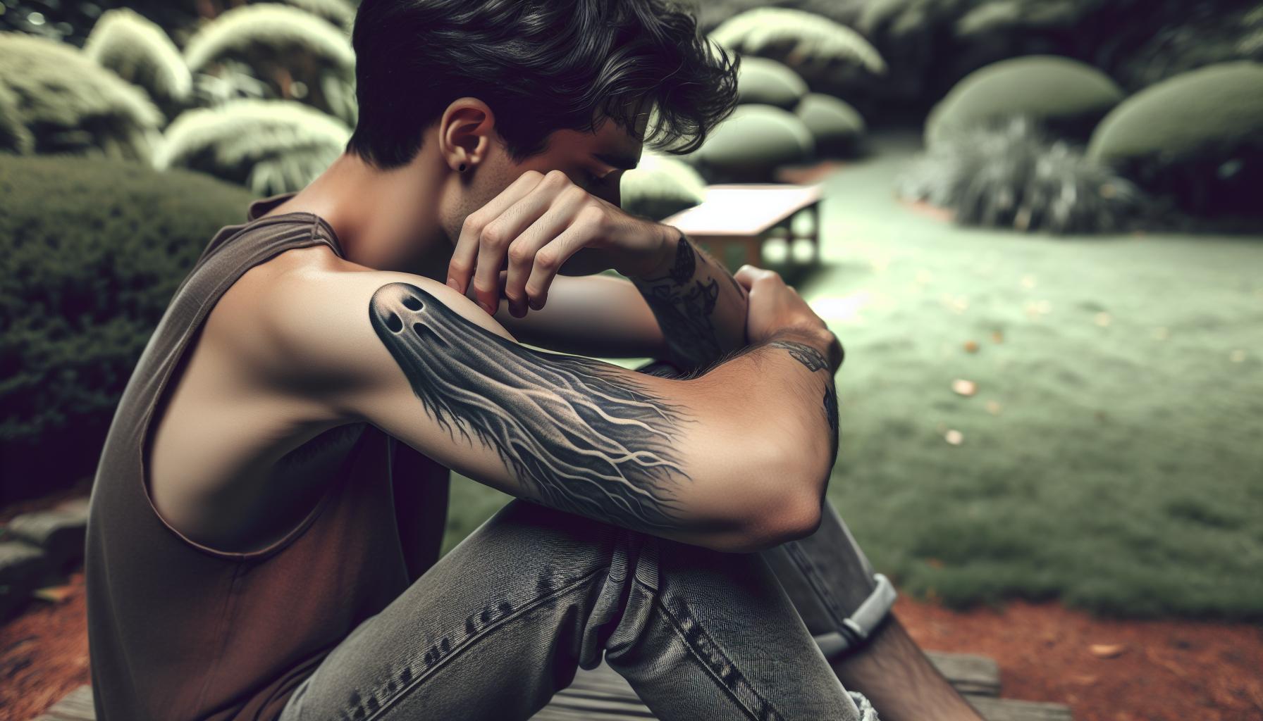 Ghost Tattoo Meaning: Symbolism, Designs & Personal Significance 2 17967217 b47b 43e1 a45e 83e3f75dbbe63SEHdw6oBXY2tsraawThO
