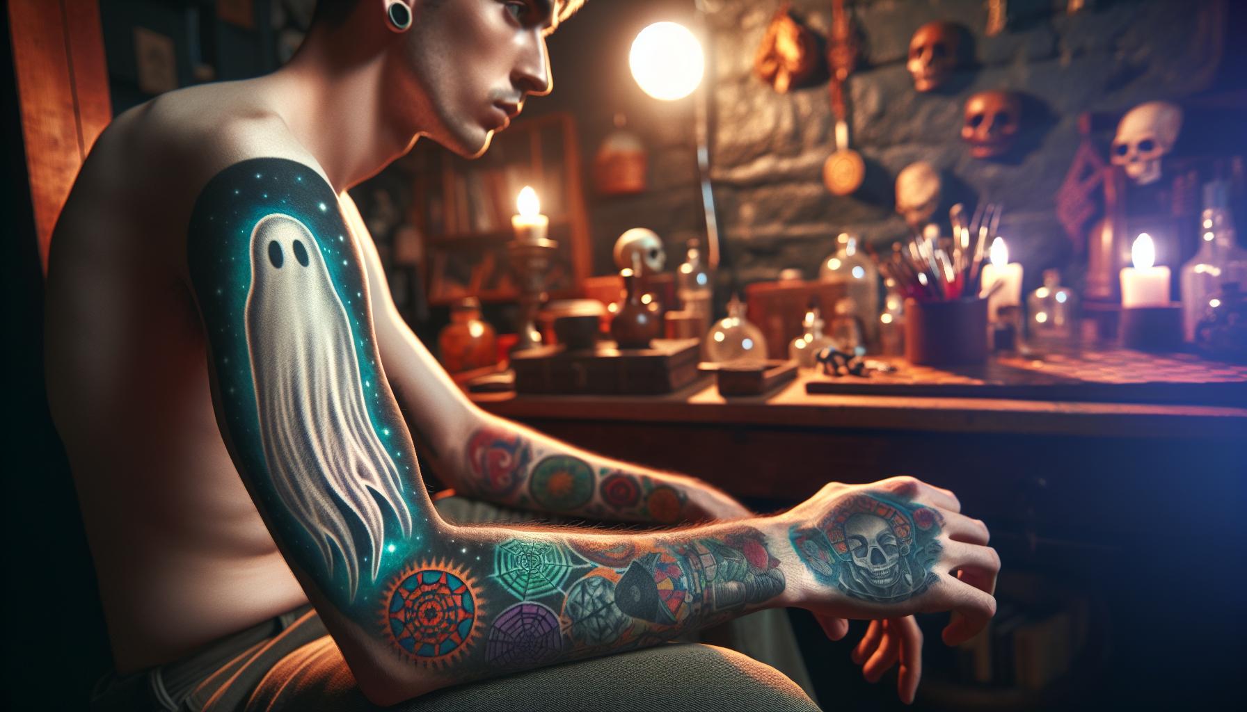 Ghost Tattoo Meaning: Symbolism, Designs & Personal Significance 1 17967217 b47b 43e1 a45e 83e3f75dbbe6 KBxMwL RGQHz4IdEi25t