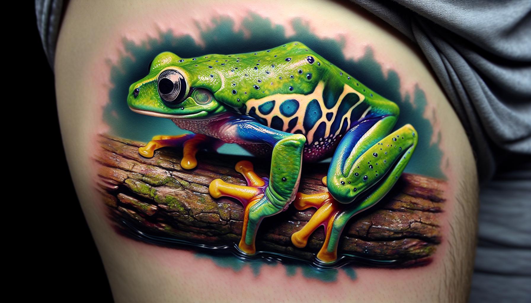 Why Tree Frog Tattoos Are the Hottest Trend for Vibrant and Meaningful Ink 4 Why Tree Frog Tattoos Are the Hottest Trend for Vibrant and Meaningful Ink 3