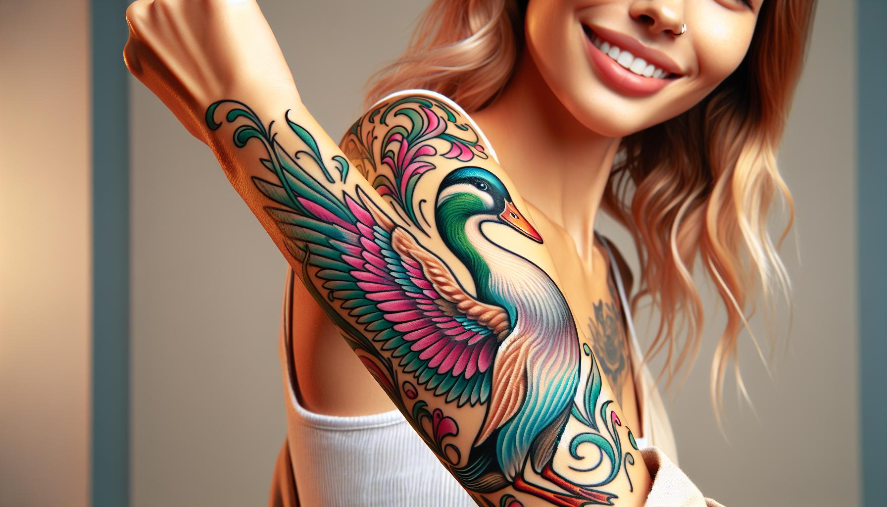 Unlock the Secrets of Duck Tattoo Meaning: Symbolism and Significance Explained 7