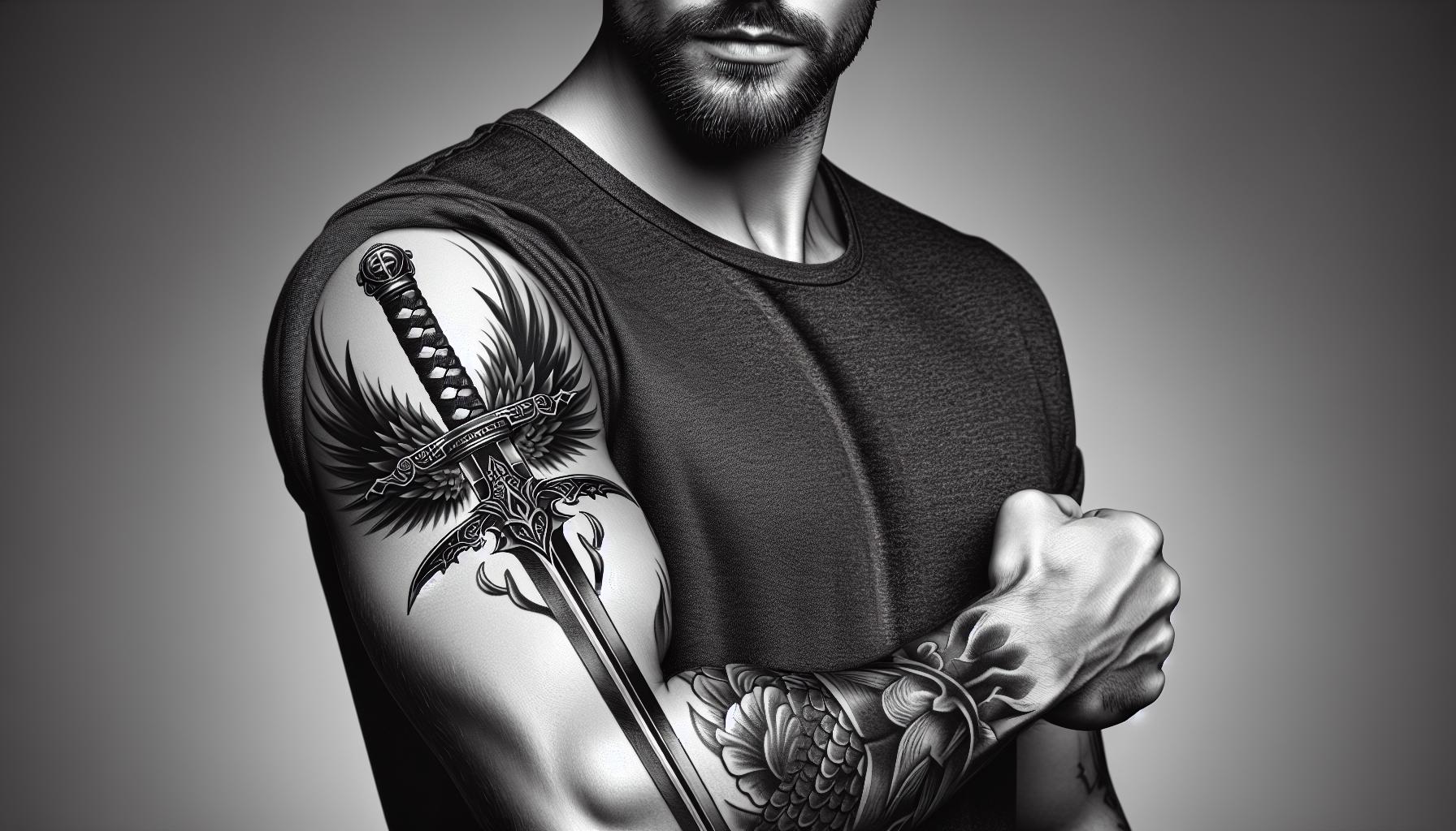 Ultimate Sword Tattoo Guide: Meaning, Styles & Placement Tips 2 Ultimate Sword Tattoo Guide: Meaning, Styles & Placement Tips 1