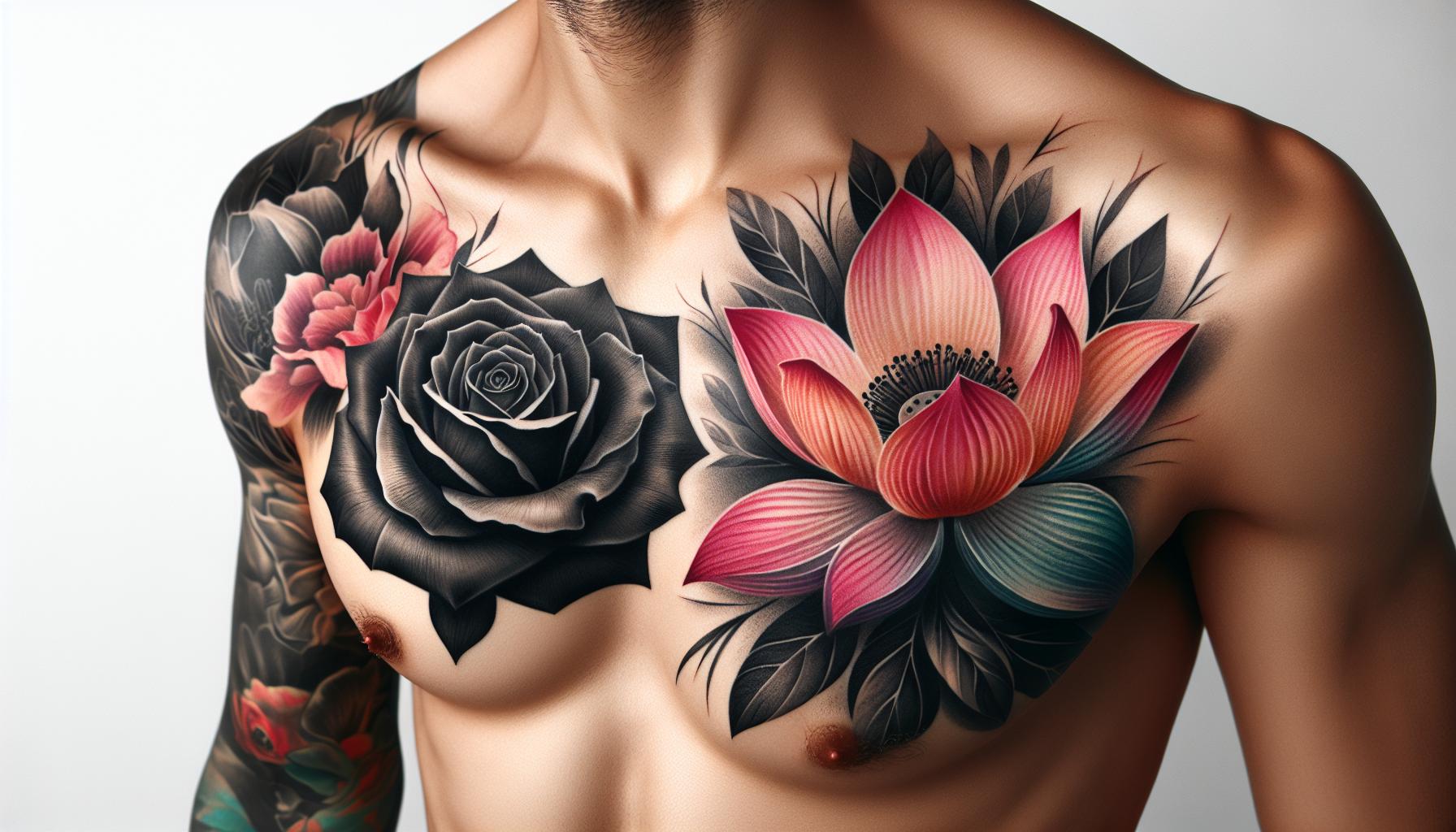 Flower Nipple Tattoos: Beautiful Designs and Meanings You Need to Know 2 Flower Nipple Tattoos: Beautiful Designs and Meanings You Need to Know 1