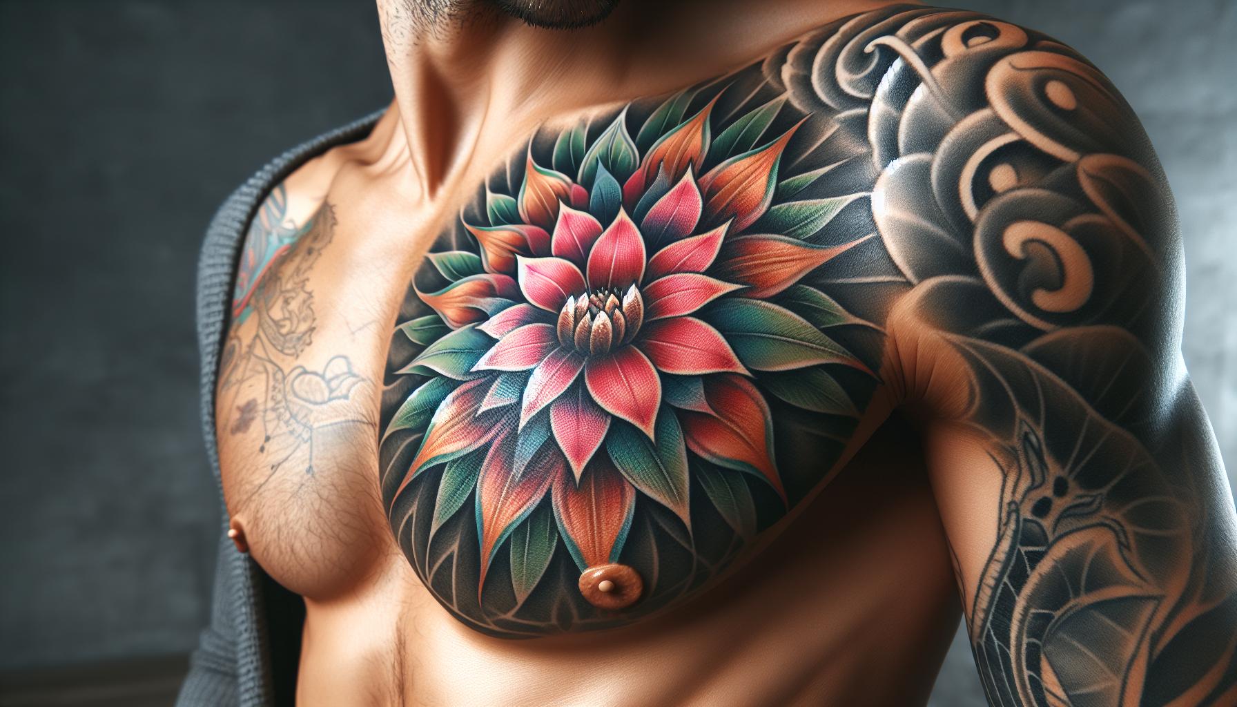 Flower Nipple Tattoos: Beautiful Designs and Meanings You Need to Know 6 Flower Nipple Tattoos: Beautiful Designs and Meanings You Need to Know 5