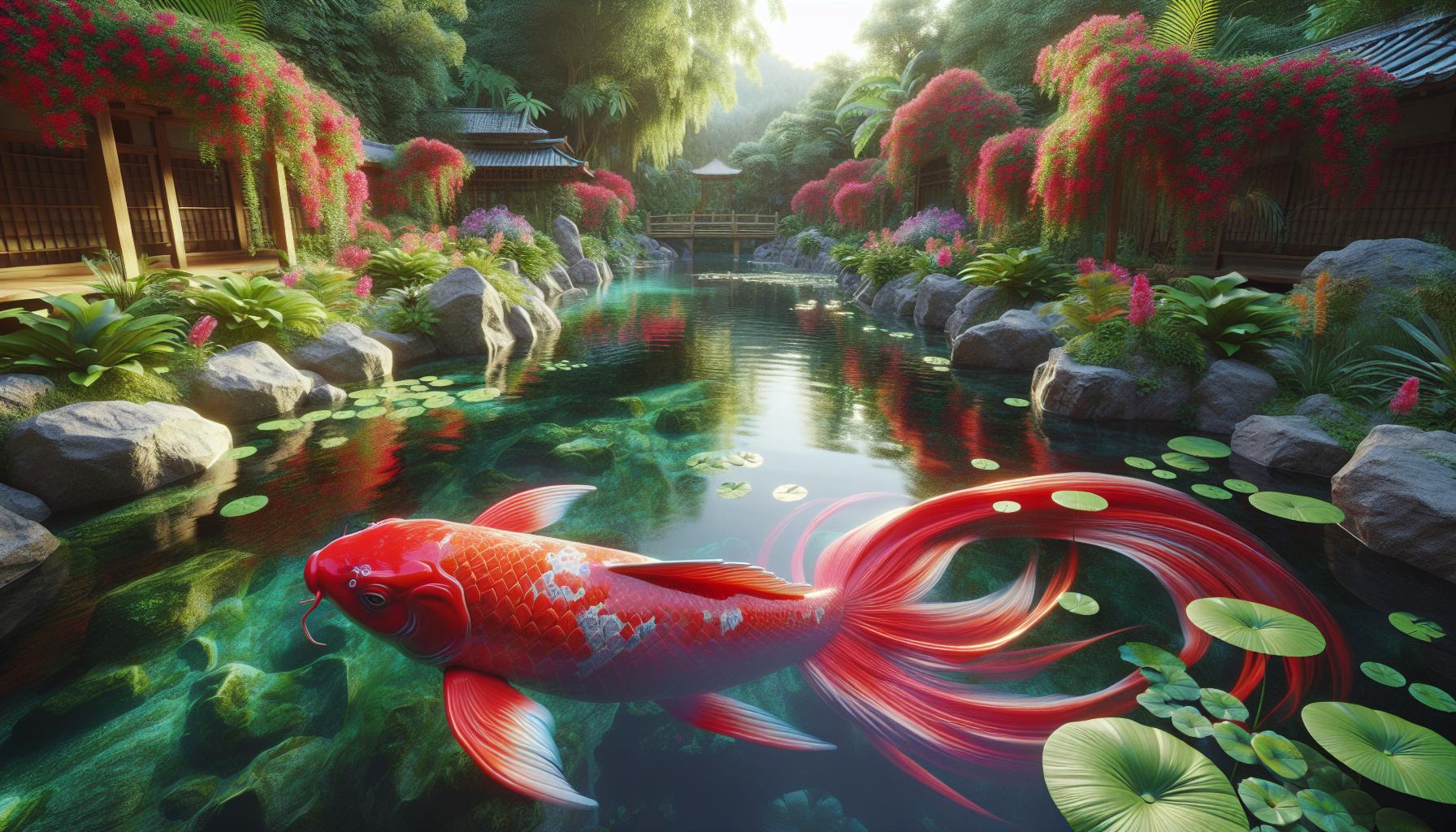 Red Koi Fish Meaning Revealed: Symbols of Love, Strength & Prosperity 2 Red Koi Fish Meaning Revealed: Symbols of Love, Strength & Prosperity 1