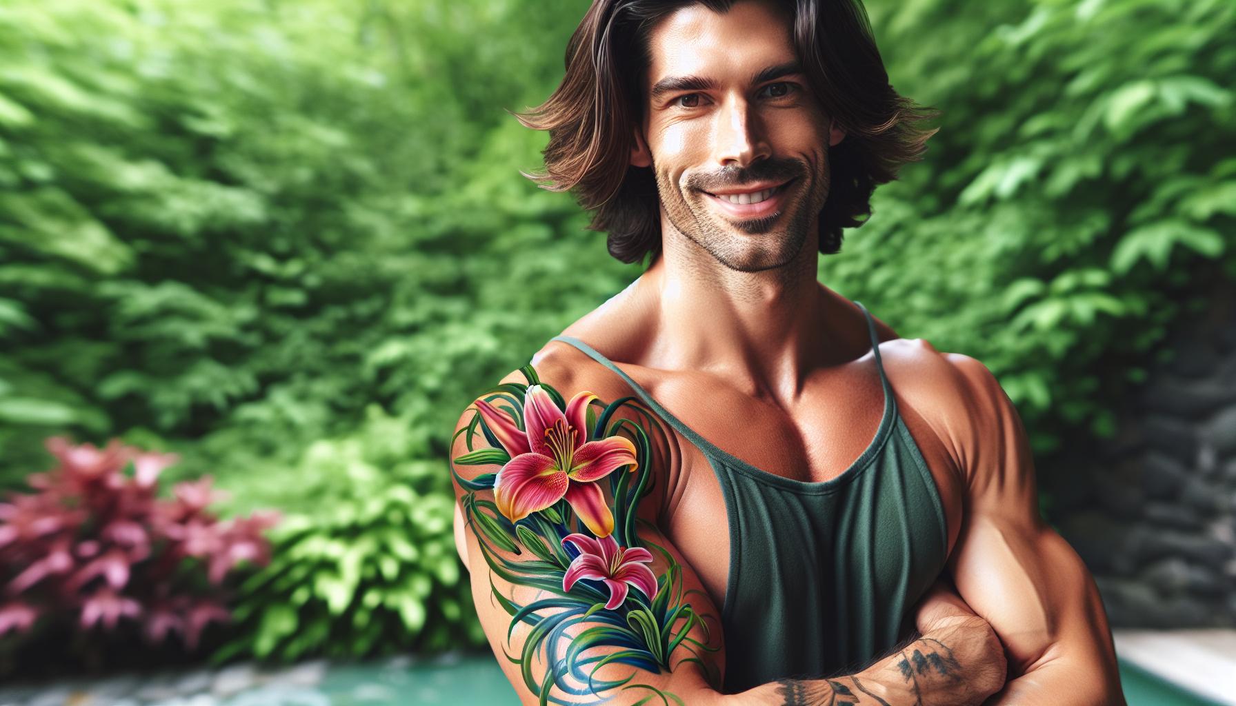 20 Best Lily Tattoos for Men: Styles, Meanings & Placement Ideas 2 f8eb3120 33e6 42d6 a8a9