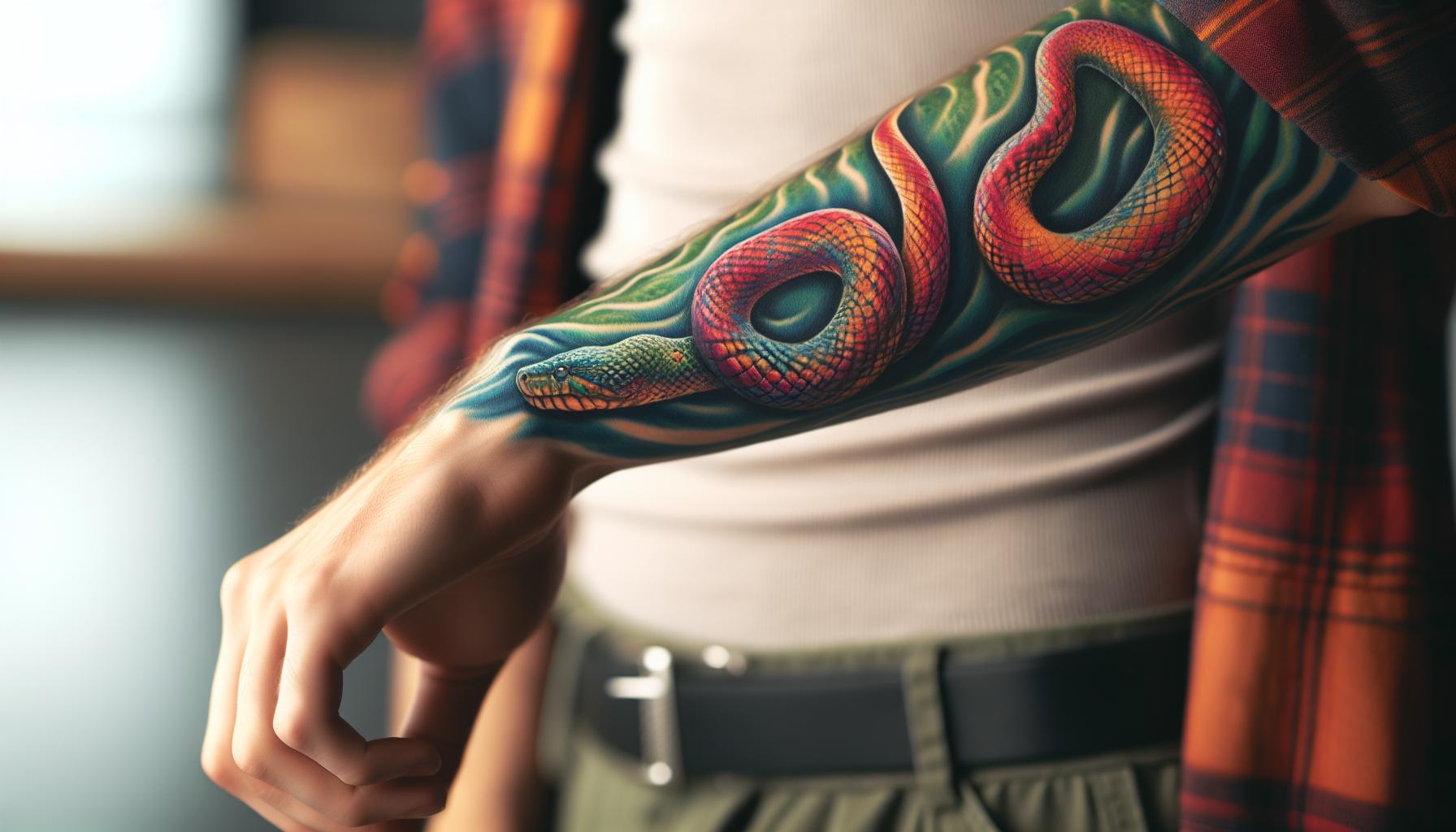 Ultimate Guide to Snake Body Tattoos: Designs, Meanings & Placement Tips 2 2409470c 3c53 4a0a bc7f ce4439397c520oF ndjJLT9AvsrdjaN 3