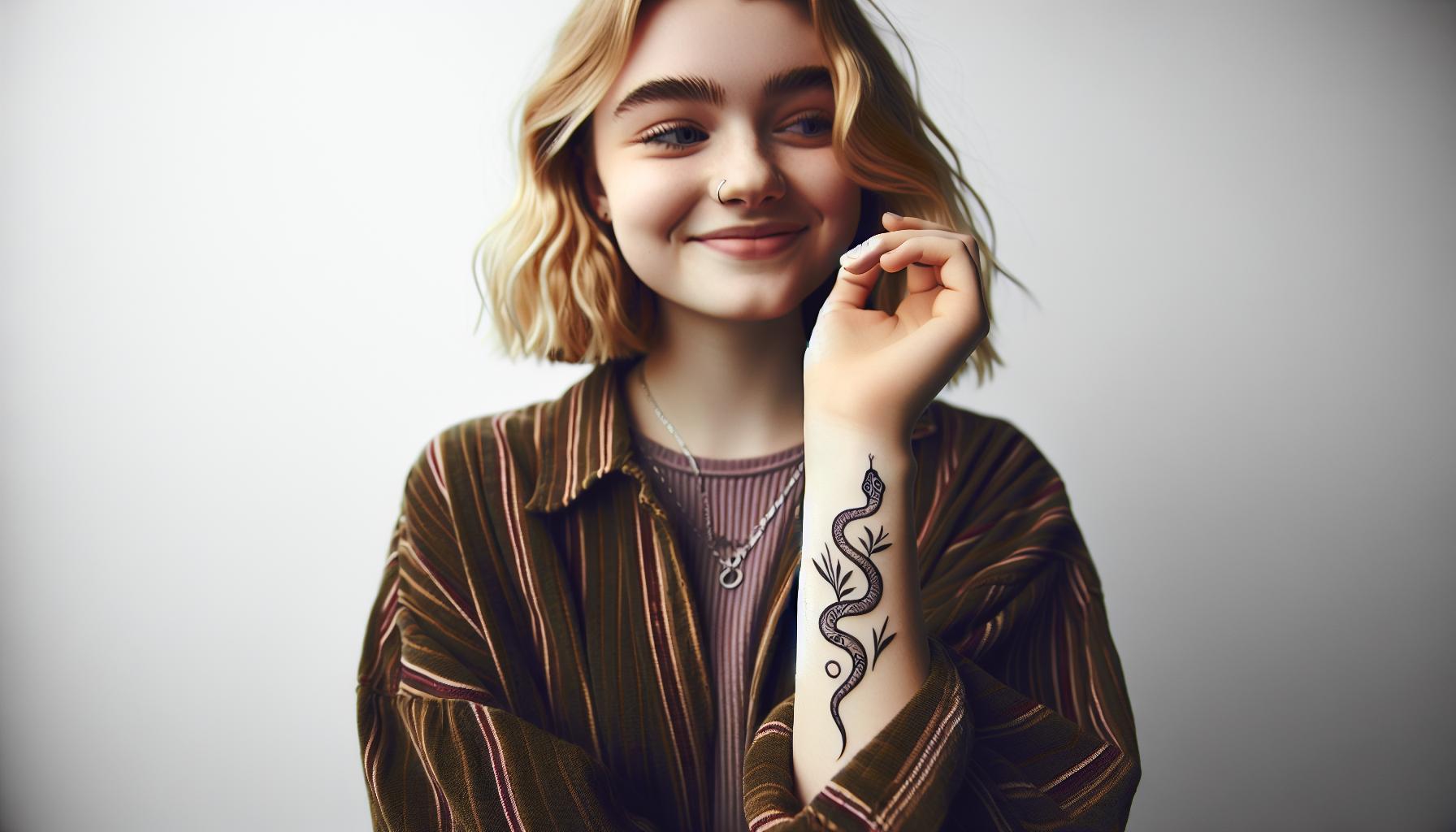 Top Minimalist Small Snake Tattoo Ideas for a Subtle Statement 2 2df6f4fb aae1 4e6d a37f
