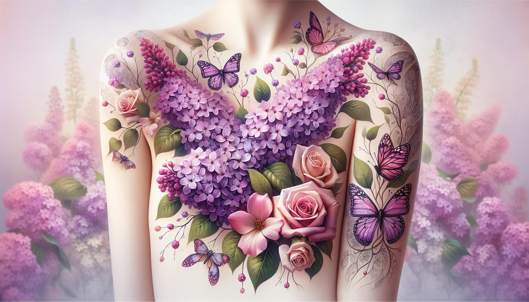 Everything You Need to Know About Lilac Flower Tattoos 3 332ee8f4 770e 46b2 9f06