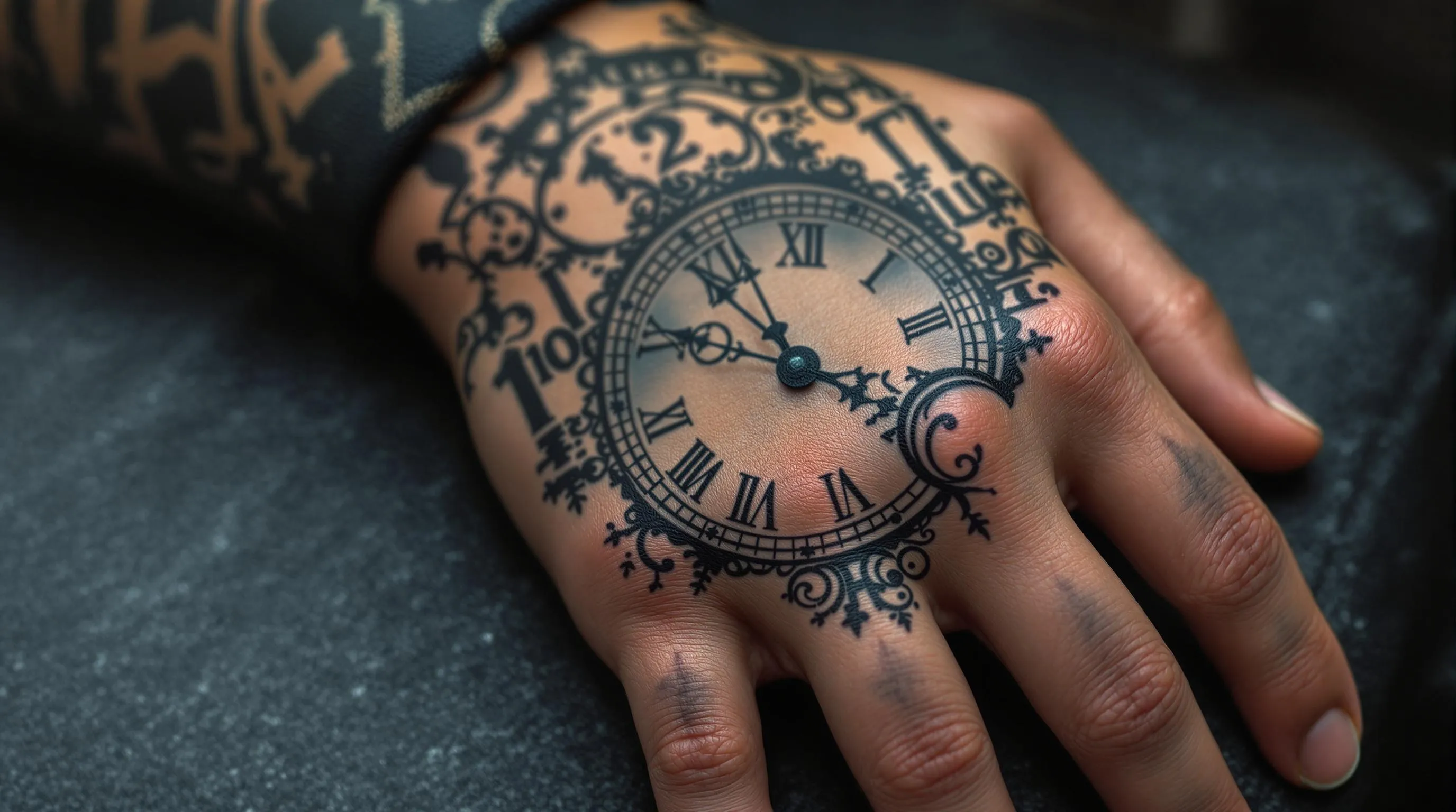 Clock Tattoo on Hand: Meanings, Designs & Complete Guide for 2025 10 Clock Tattoo on Hand: Meanings, Designs & Complete Guide for 2025 9