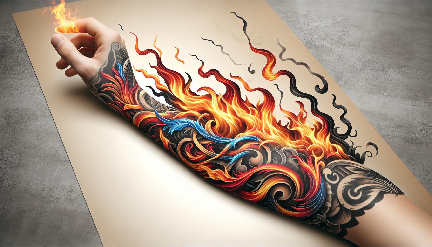 Fire Tattoos: Bold Designs, Deep Symbolism & Latest Trends 2 4a4dd1d7 fa09 4f82 bb4d