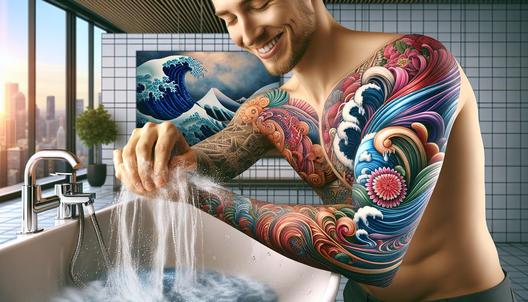 Ultimate Guide to Wave Tattoo Sleeves: Designs, Trends & Care Tips 10 Ultimate Guide to Wave Tattoo Sleeves: Designs, Trends & Care Tips 9