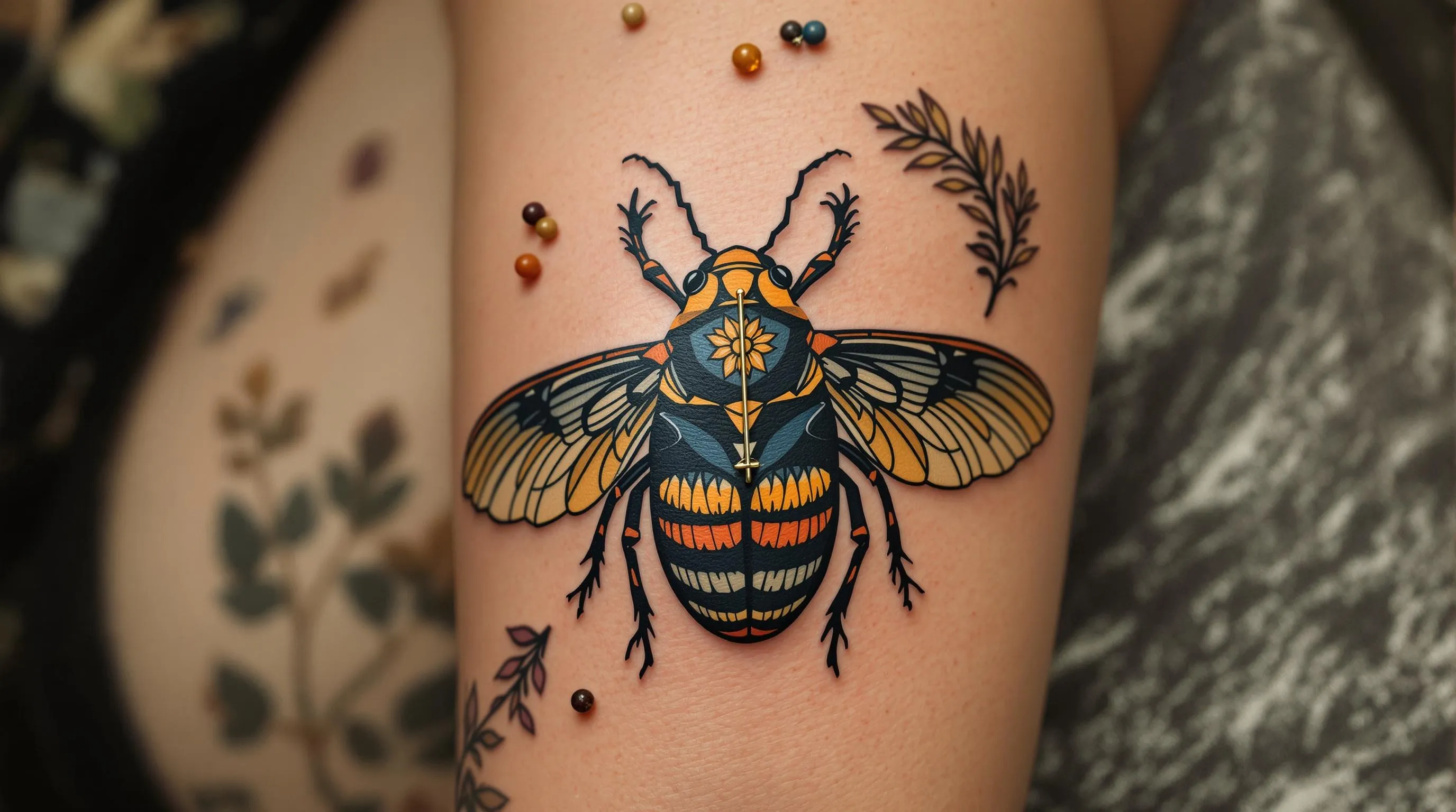 11 Bug Pin Tattoo Designs That Will Transform Your Ink Game Forever 12 11 Bug Pin Tattoo Designs That Will Transform Your Ink Game Forever 11
