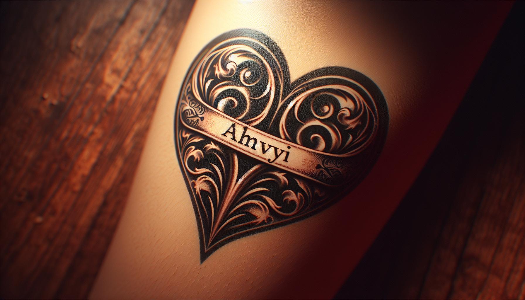 Heart Tattoos with Names: 20 Stunning Designs to Honor Your Loved Ones 3 5a5d9929 e4a8 409b b869 1456194ad8b2MYhTp9NEmNYomPb6Hw9cg