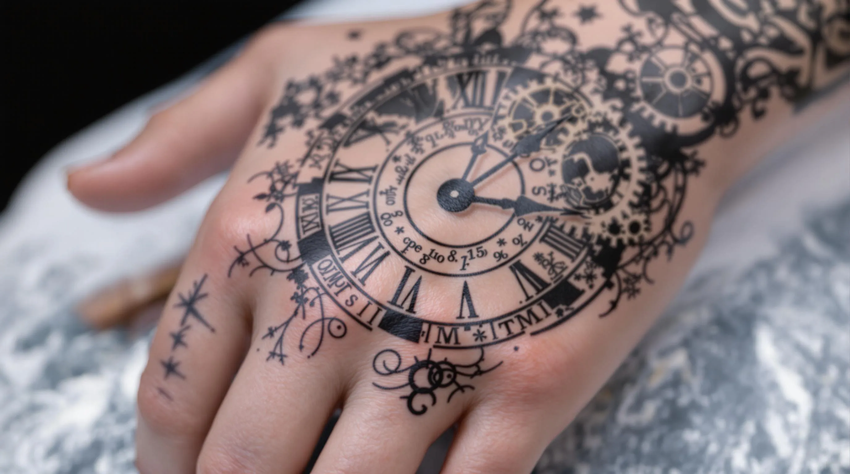 Clock Tattoo on Hand: Meanings, Designs & Complete Guide for 2025 14 Clock Tattoo on Hand: Meanings, Designs & Complete Guide for 2025 13