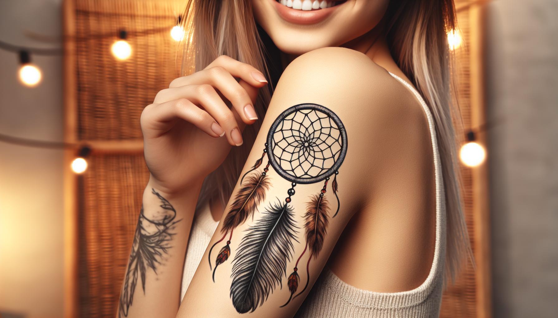 Dreamcatcher Tattoo Guide: Meaning, Styles, and Placement Tips 1 6a22a9ff e88c 4c6e a4c7 fc9d35f49d36Bsj4i0kDLX4wMNyq 1tS7