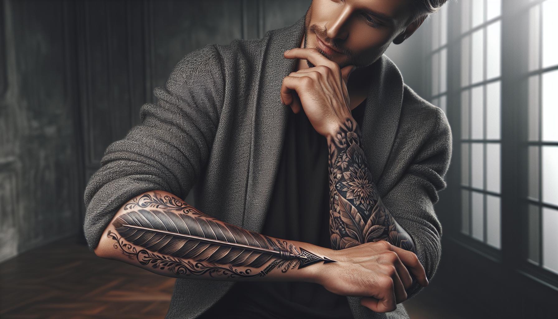 The Symbolism of Arrow Tattoos: Meanings, History & Modern Designs 4 6edfcc1f a798 4284 baff 9d159f5278634saT3LqqJ6LS NgfcSljn