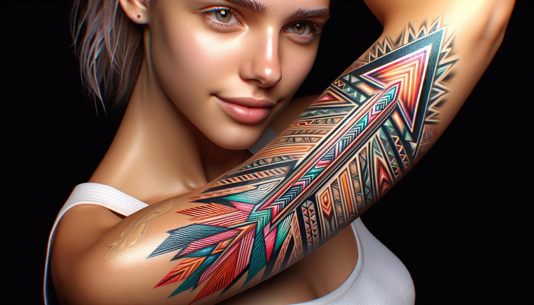 The Symbolism of Arrow Tattoos: Meanings, History & Modern Designs 2 6edfcc1f a798 4284 baff 9d159f527863dHnJlkNBtRQeqd1fcYOVV
