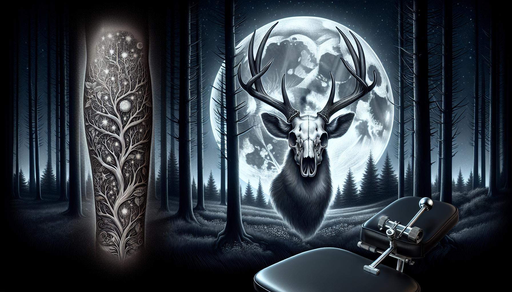 Deer Skull Tattoos: Meaning, Styles & Trends for Tattoo Enthusiasts 1 6f441a2d 3ad9 4a4f bcb0 a0a9cf69689c1P0VkyNssYrRlN U9QH5z