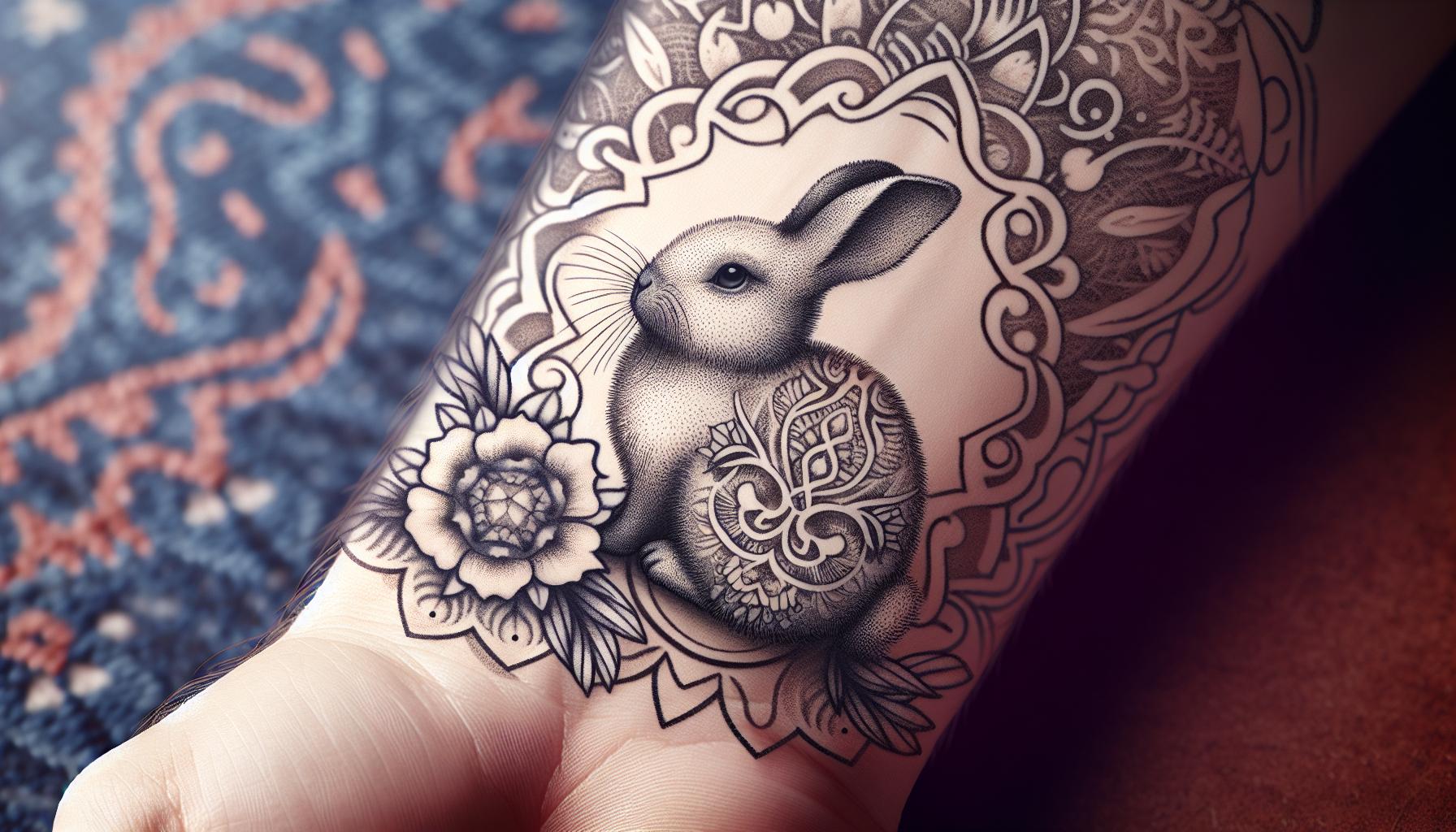 Bunny Tattoo Meaning: Discover Symbolism of Luck, Fertility & Playfulness 3 77409795 e9ee 454f b918 a74a8285b668ai0o2oUhKVfdpvNh999E9