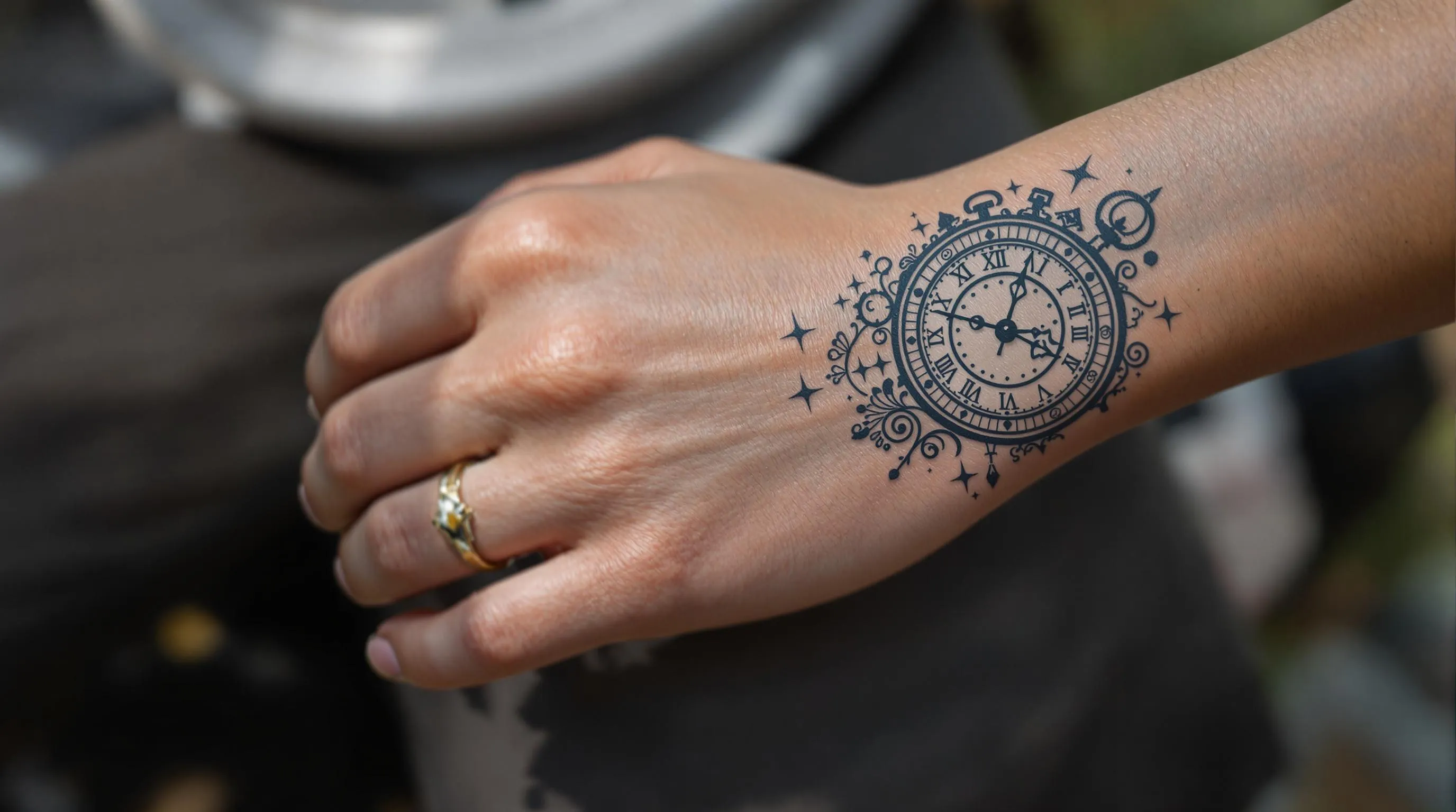 Clock Tattoo on Hand: Meanings, Designs & Complete Guide for 2025 16 Clock Tattoo on Hand: Meanings, Designs & Complete Guide for 2025 15