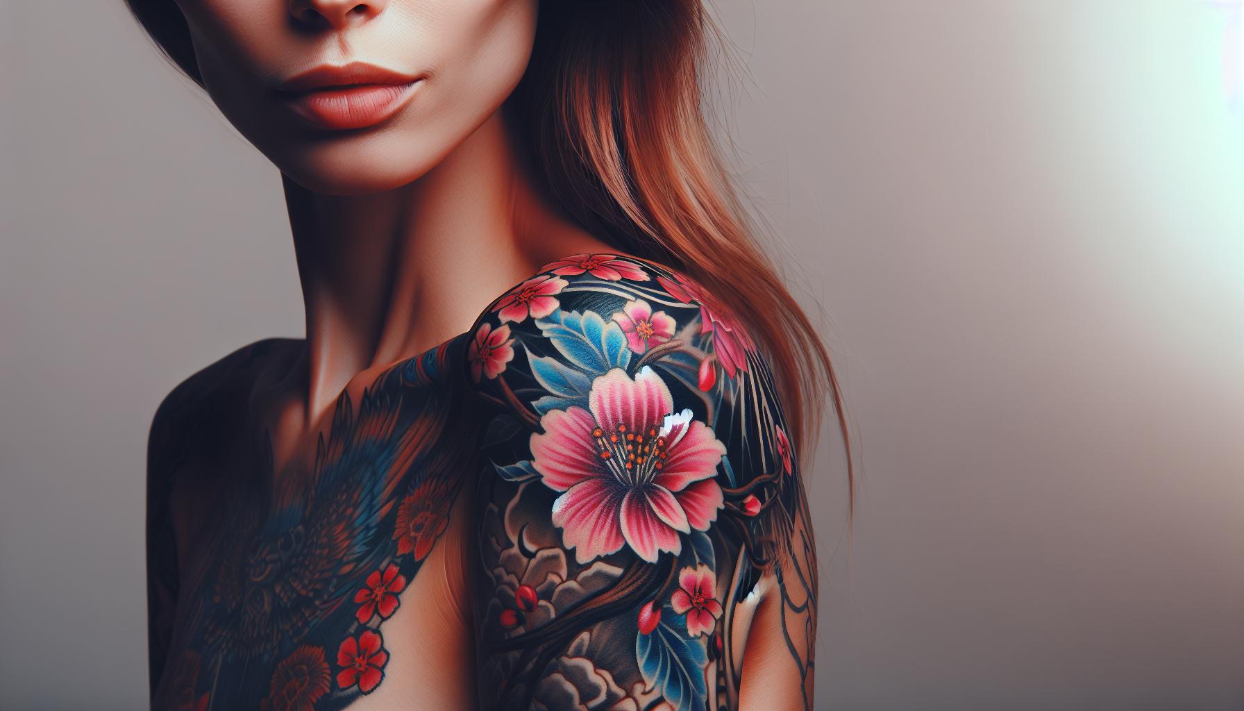 Stunning Shoulder and Back Tattoos for Women: Top Designs & Trends 3 7d680b8c 9366 4f23 b881 651deeeeae9dYMWlLE