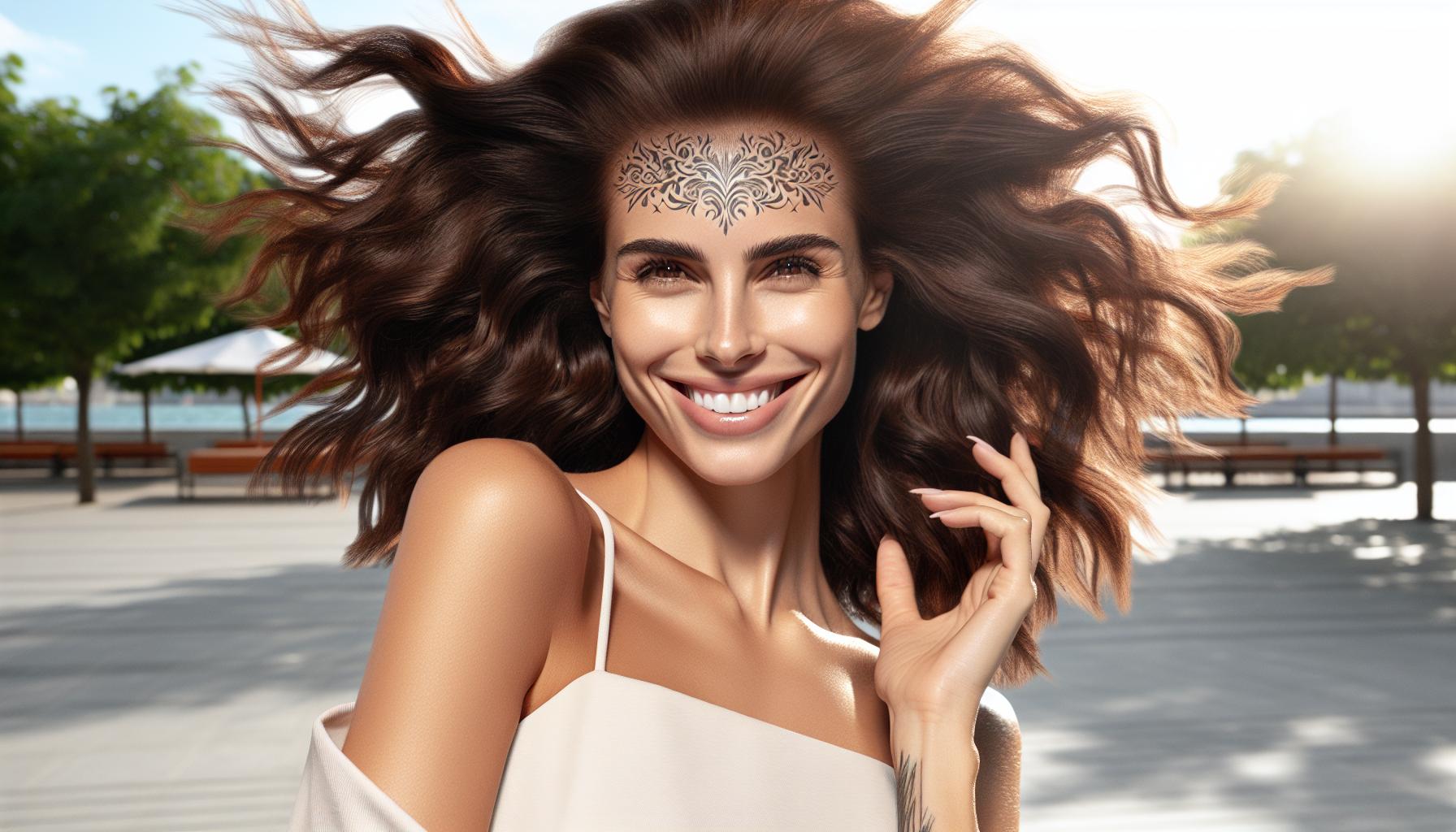 Hair Tattoos for Ladies: Transform Your Style with Trendy, Artistic Scalp Designs 3