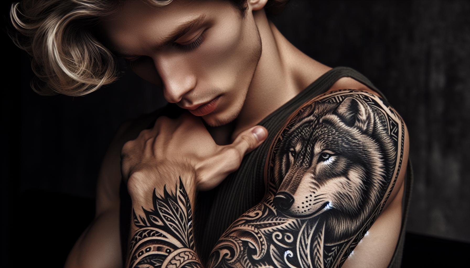 What Does a Wolf Tattoo Symbolize? Uncover the Deep Meanings Behind This Powerful Ink 2 What Does a Wolf Tattoo Symbolize? Uncover the Deep Meanings Behind This Powerful Ink 1
