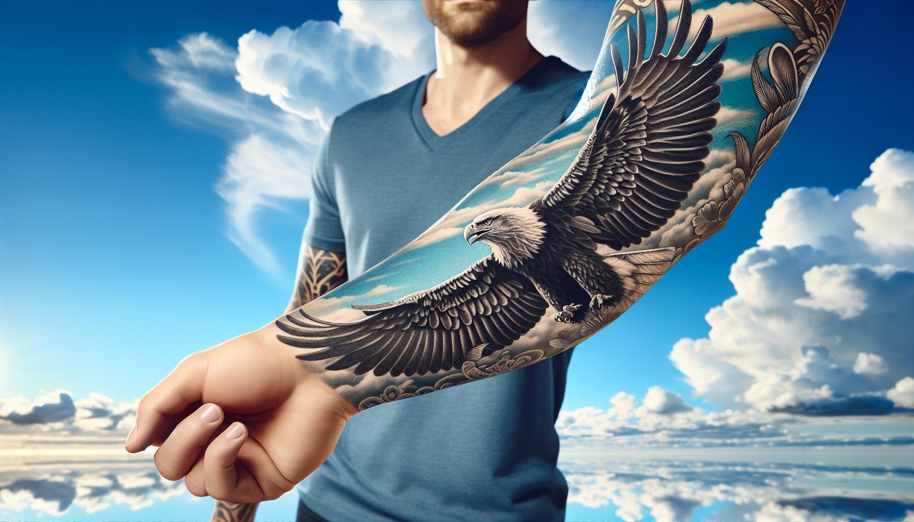 Eagle Tattoo Meaning: Uncover the Symbolism of Strength, Freedom & Courage 4 Eagle Tattoo Meaning: Uncover the Symbolism of Strength, Freedom & Courage 3