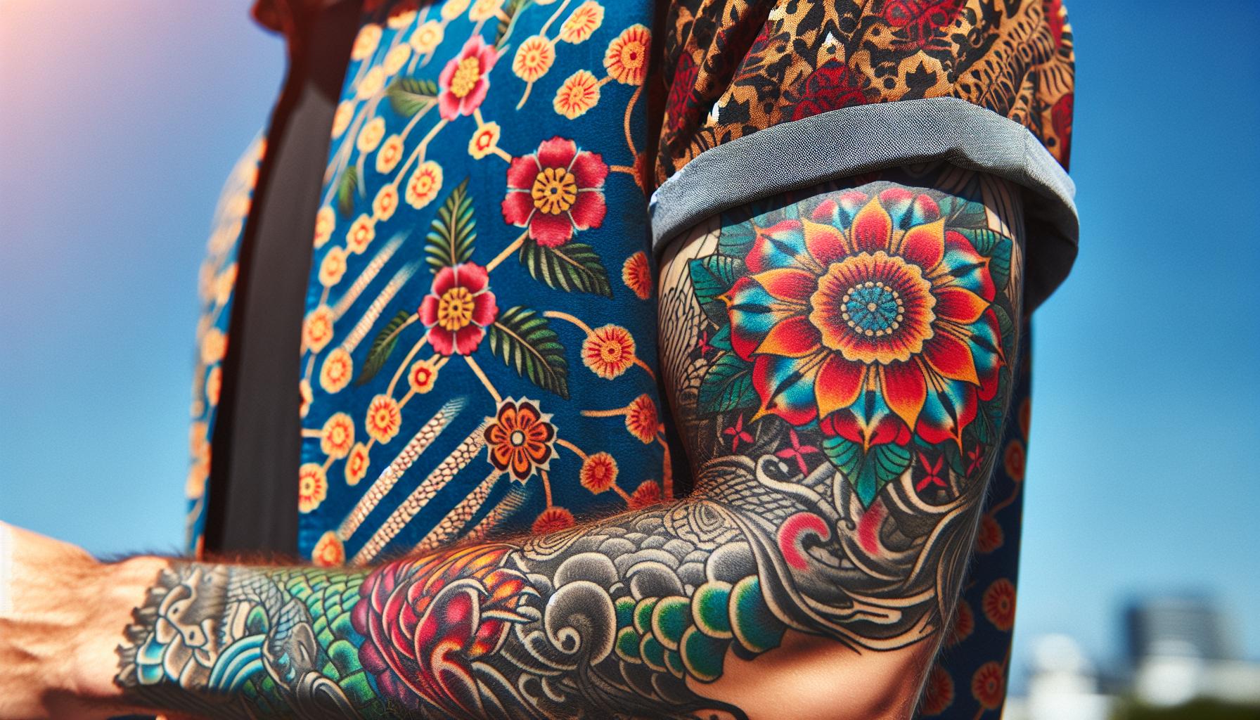 Men's Floral Tattoo Half Sleeve: Top Designs, Symbolism & Expert Tips 10 Men's Floral Tattoo Half Sleeve: Top Designs, Symbolism & Expert Tips 9