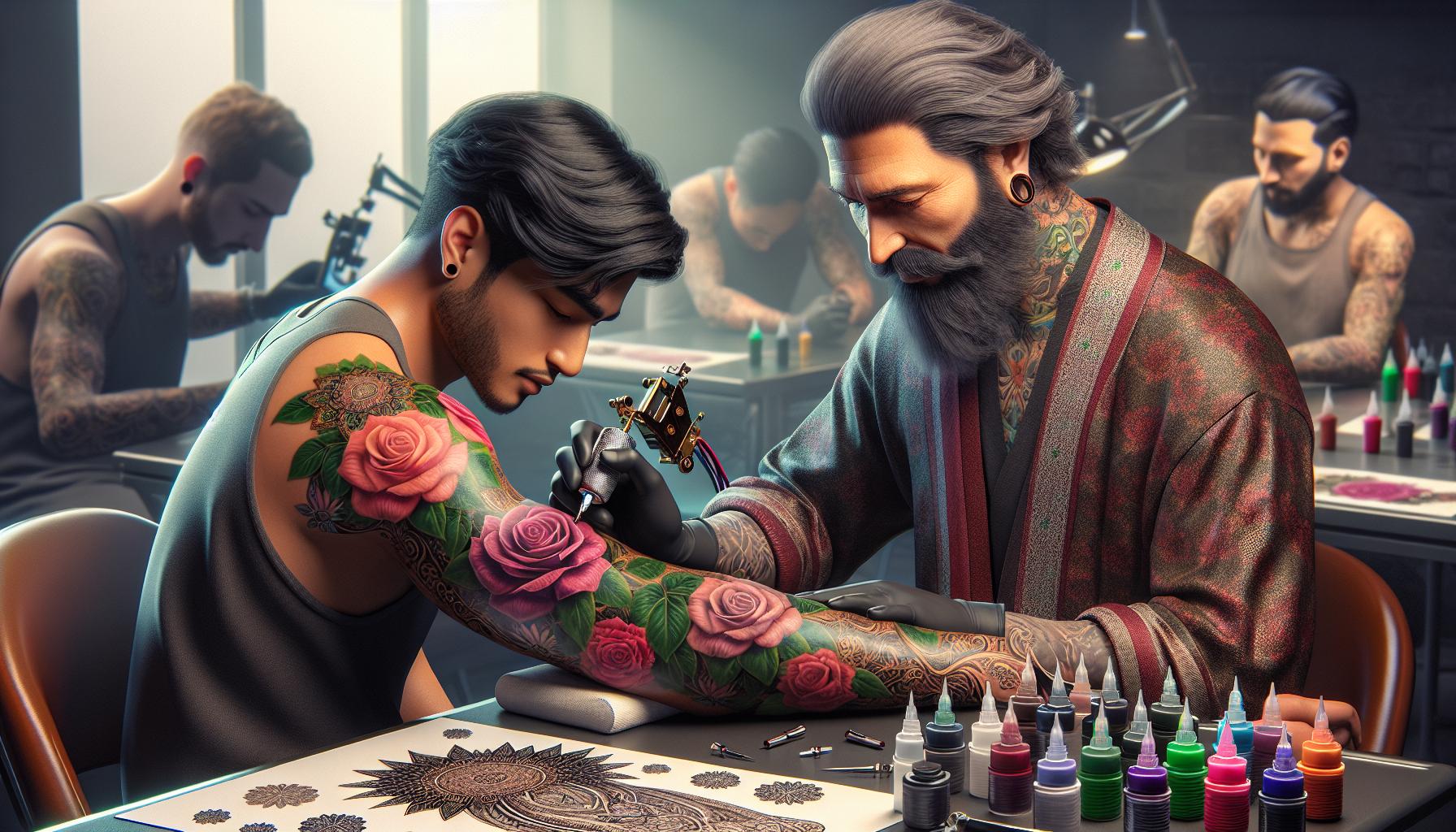 Men's Floral Tattoo Half Sleeve: Top Designs, Symbolism & Expert Tips 6 Men's Floral Tattoo Half Sleeve: Top Designs, Symbolism & Expert Tips 5
