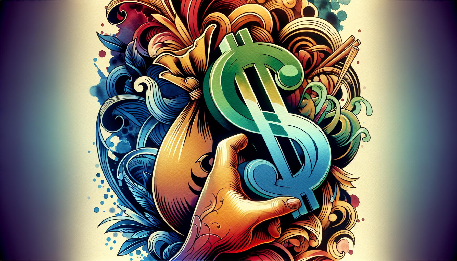 25 Inspiring Money Tattoo Designs to Showcase Wealth and Success 8 25 Inspiring Money Tattoo Designs to Showcase Wealth and Success 7