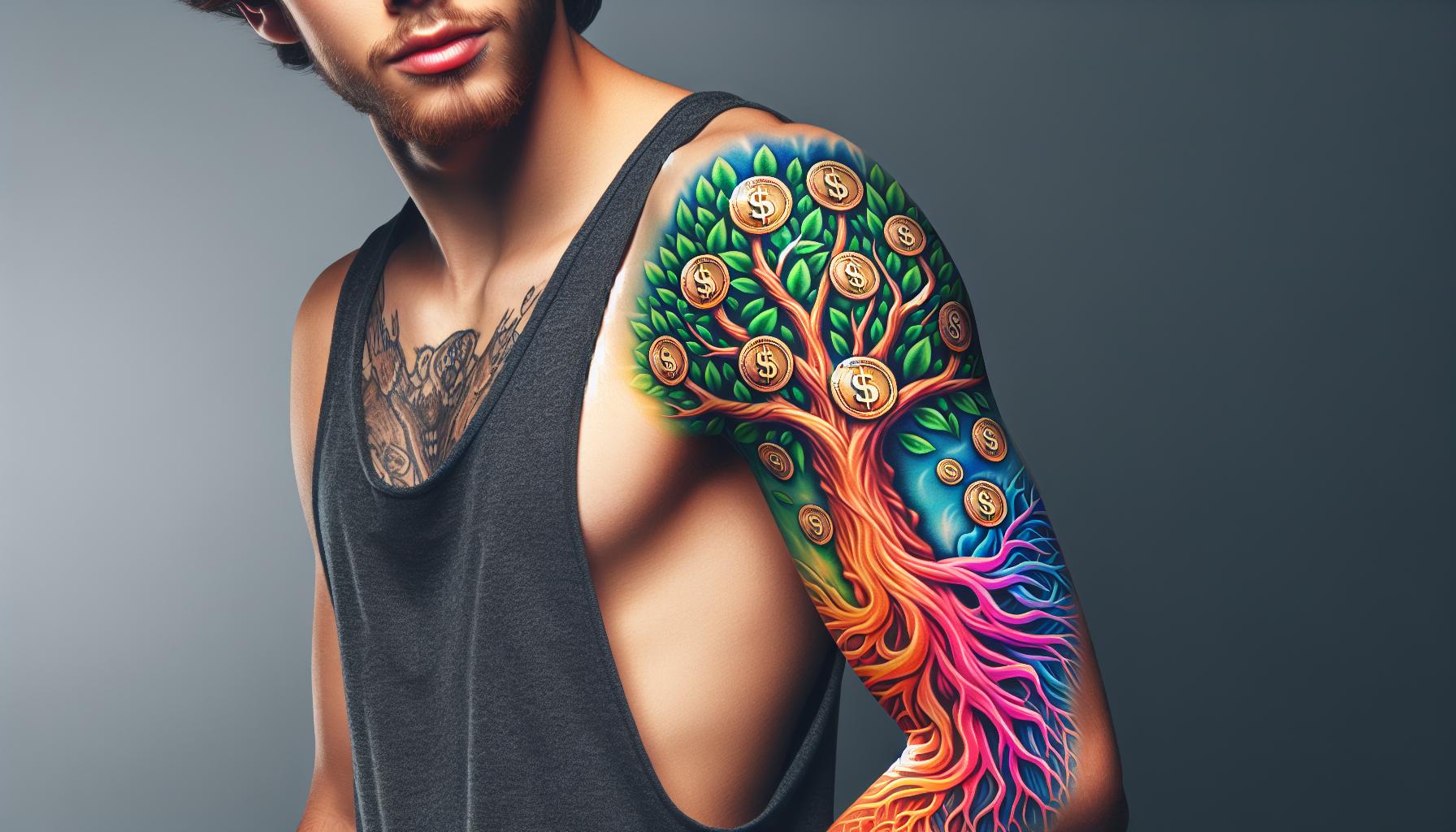 25 Inspiring Money Tattoo Designs to Showcase Wealth and Success 2 25 Inspiring Money Tattoo Designs to Showcase Wealth and Success 1