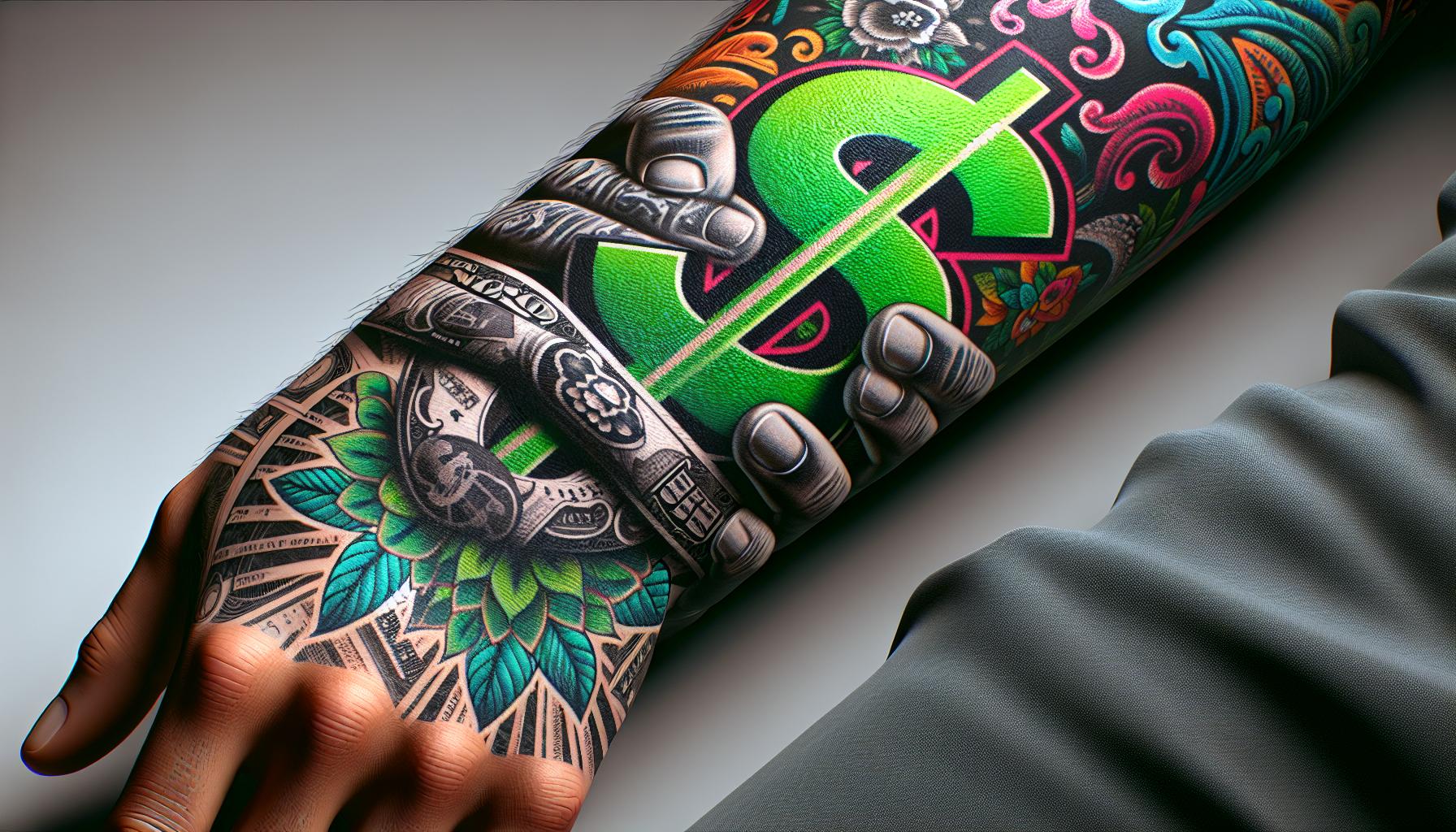 25 Inspiring Money Tattoo Designs to Showcase Wealth and Success 12 25 Inspiring Money Tattoo Designs to Showcase Wealth and Success 11