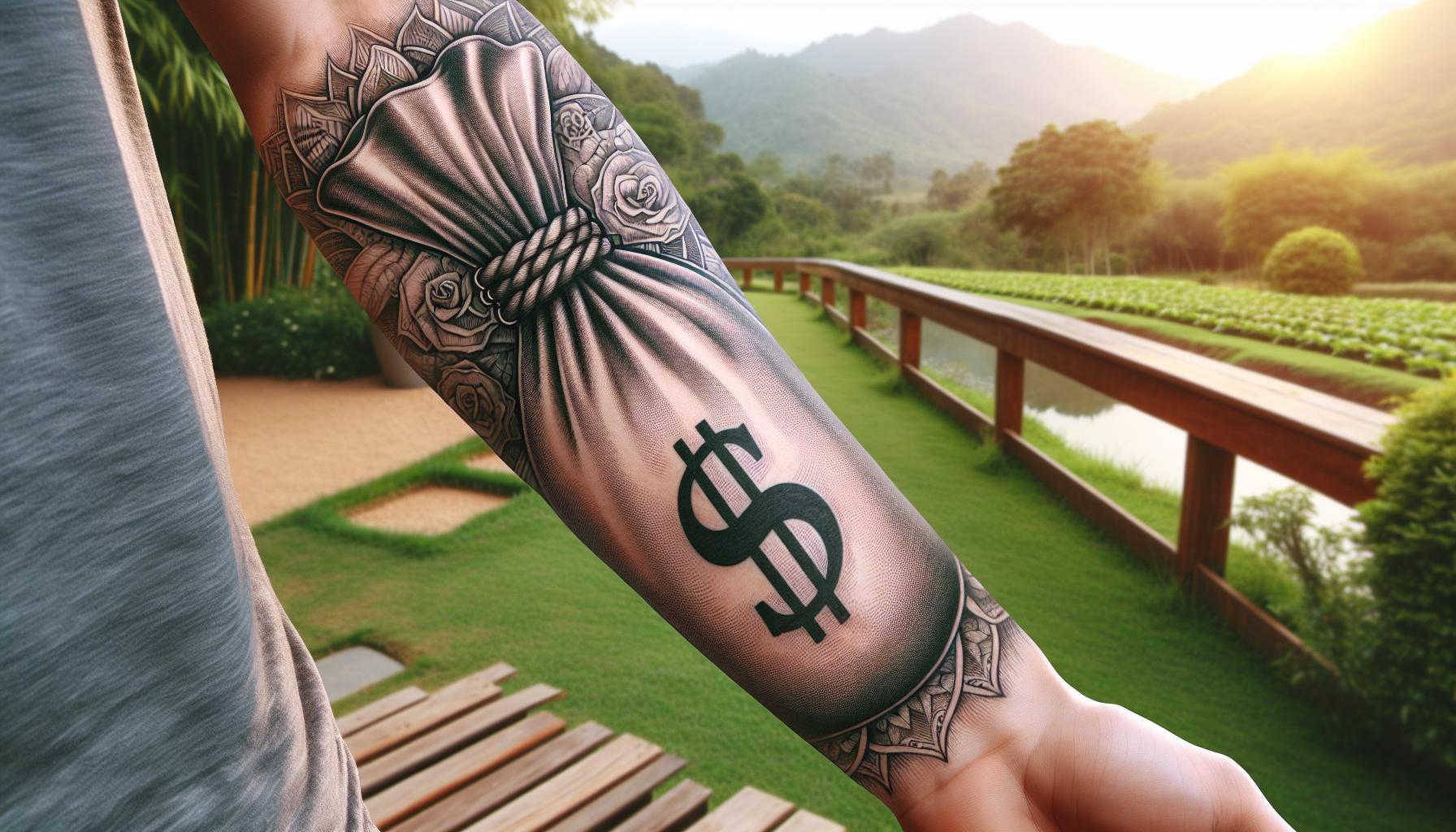 25 Inspiring Money Tattoo Designs to Showcase Wealth and Success 10 25 Inspiring Money Tattoo Designs to Showcase Wealth and Success 9