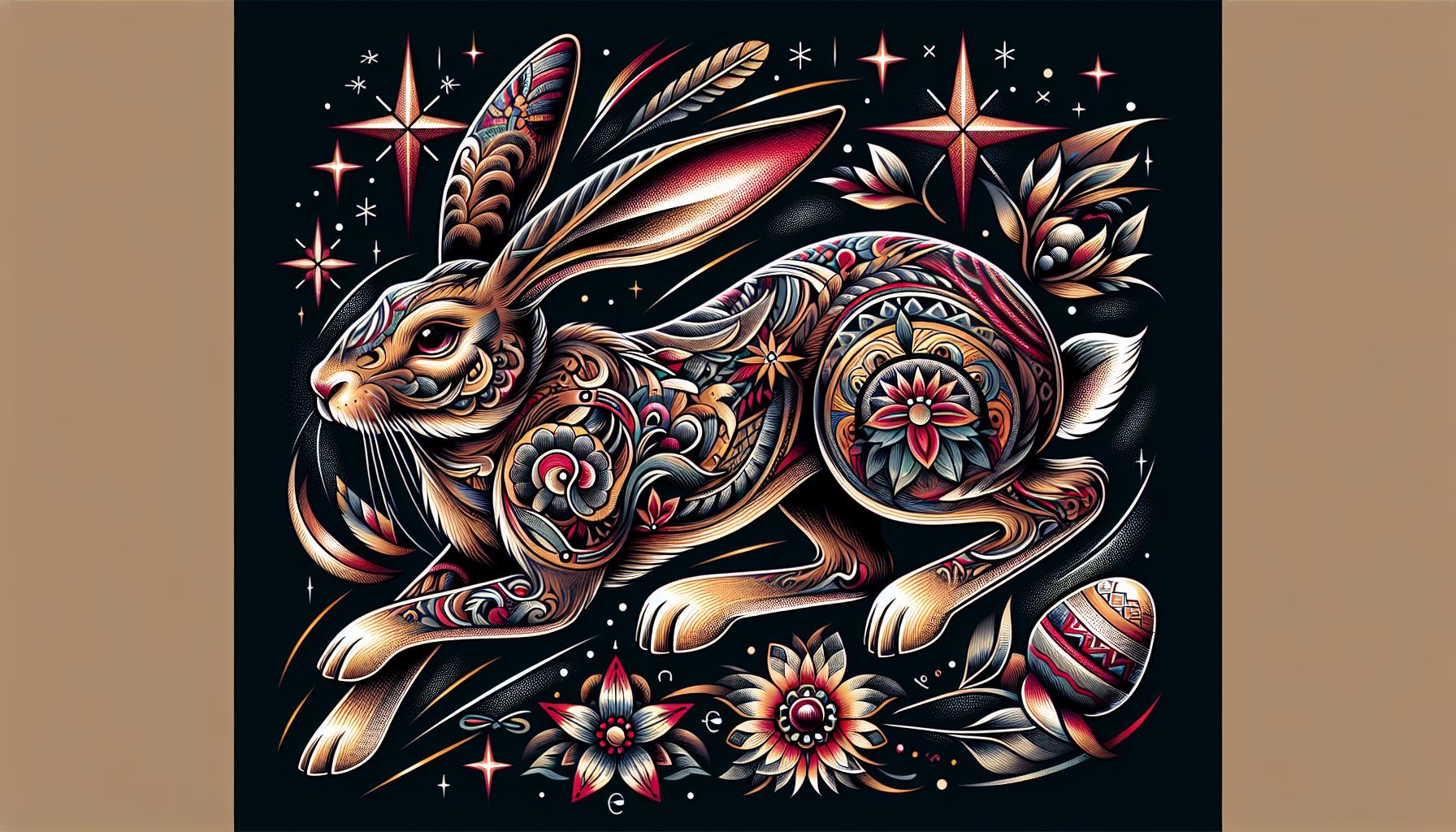 American Traditional Rabbit Tattoos: History, Symbolism & Design Ideas 2 American Traditional Rabbit Tattoos: History, Symbolism & Design Ideas 1