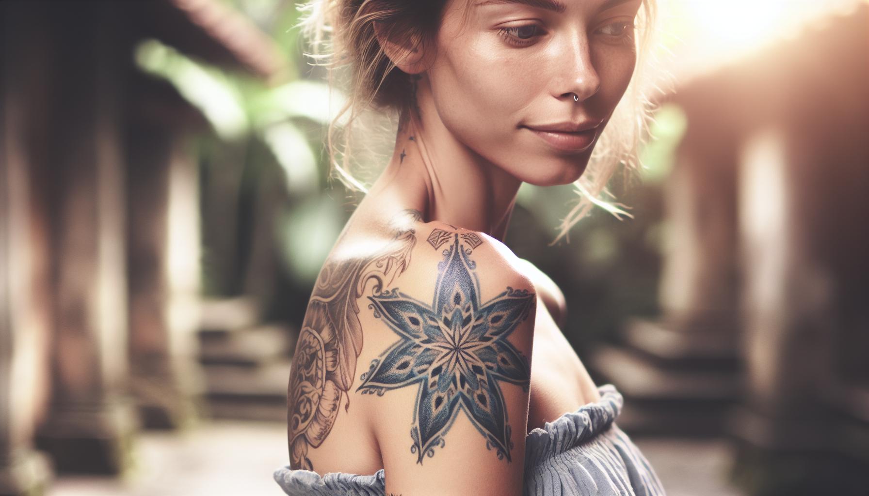 Ultimate Guide to Shoulder Star Tattoos: Trends, Designs & Meaning 8 Ultimate Guide to Shoulder Star Tattoos: Trends, Designs & Meaning 7