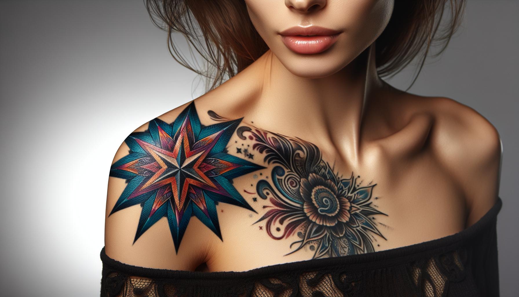Ultimate Guide to Shoulder Star Tattoos: Trends, Designs & Meaning 22 Ultimate Guide to Shoulder Star Tattoos: Trends, Designs & Meaning 21