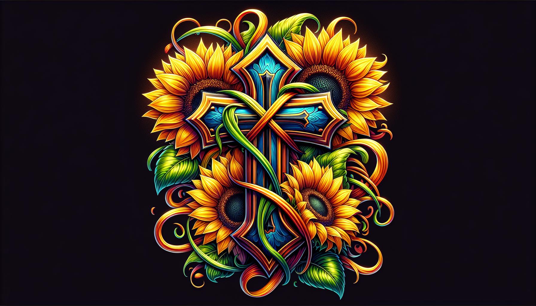 50 Stunning Cross with Flowers Tattoo Ideas to Inspire Your Next Ink 10 50 Stunning Cross with Flowers Tattoo Ideas to Inspire Your Next Ink 9