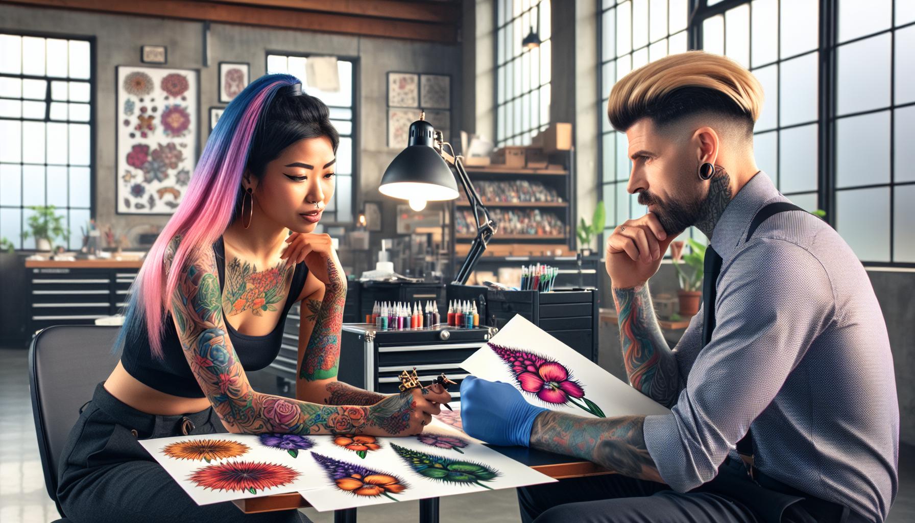 Discover the Beauty of Larkspur Tattoo: Meanings, Designs & Placement Tips 2 9e9599c1 cbcd 4c18 b7a0