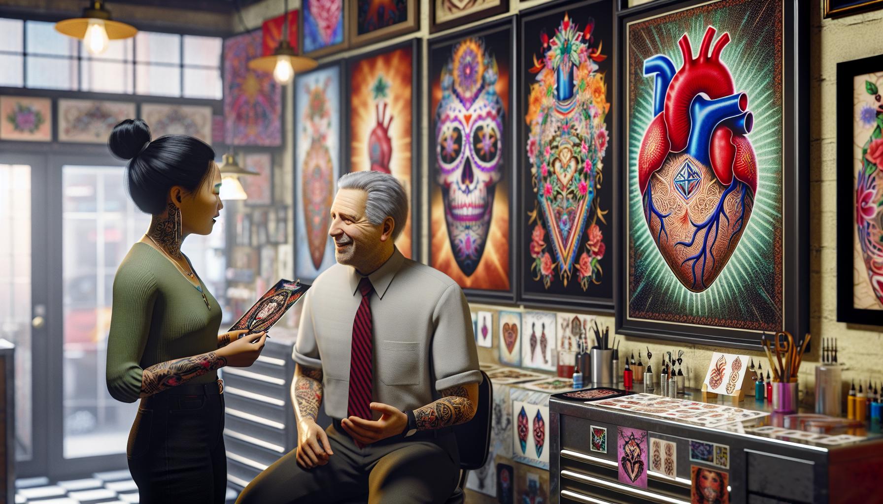 The Ultimate Guide to Sacred Heart Tattoos: Meanings, Designs & Care 6 The Ultimate Guide to Sacred Heart Tattoos: Meanings, Designs & Care 5