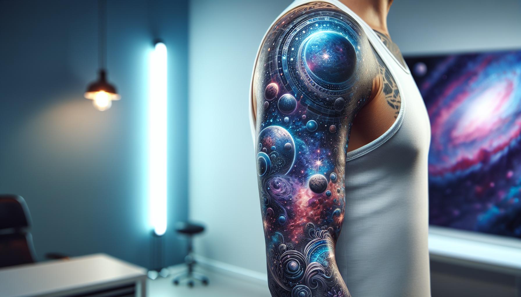 Ultimate Guide to Space Tattoo Sleeves: Designs, Tips & Care 4 Ultimate Guide to Space Tattoo Sleeves: Designs, Tips & Care 3