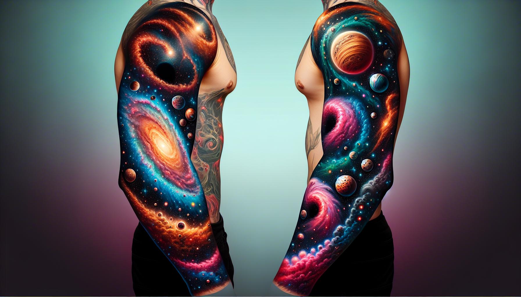 Ultimate Guide to Space Tattoo Sleeves: Designs, Tips & Care 2 Ultimate Guide to Space Tattoo Sleeves: Designs, Tips & Care 1