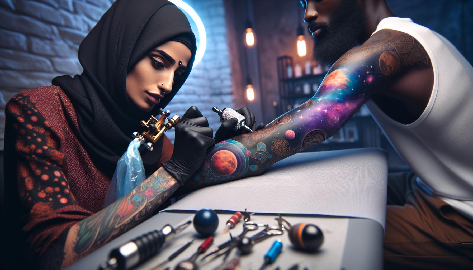Ultimate Guide to Space Tattoo Sleeves: Designs, Tips & Care 6 Ultimate Guide to Space Tattoo Sleeves: Designs, Tips & Care 5