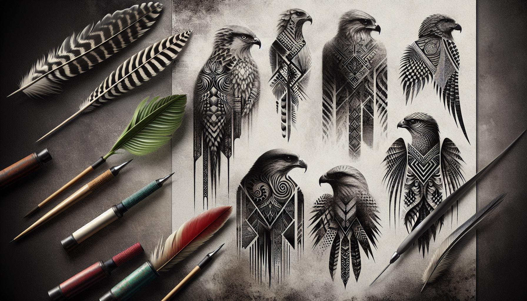 Stunning Tattoos of Hawks: Designs, Meanings & Inspiration 2 Stunning Tattoos of Hawks: Designs, Meanings & Inspiration 1