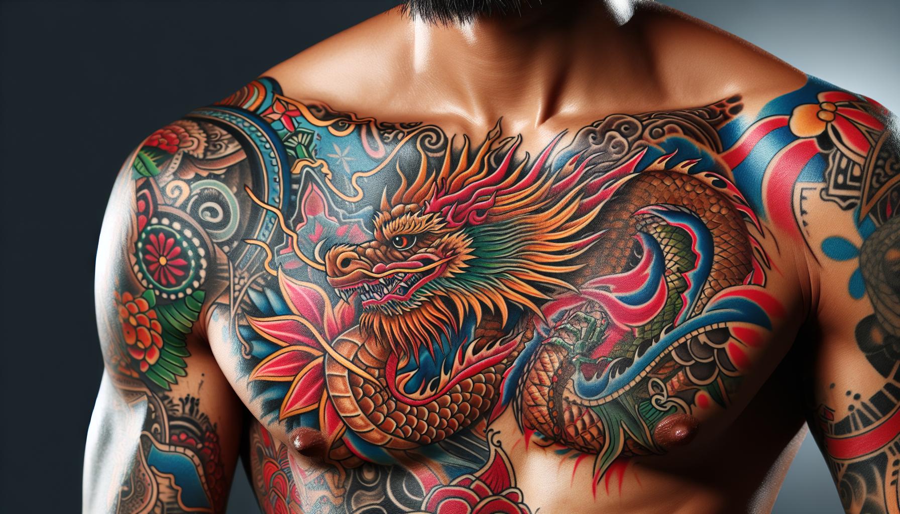 50 Stunning Chest Tattoo Ideas to Express Your Unique Style 8 50 Stunning Chest Tattoo Ideas to Express Your Unique Style 7