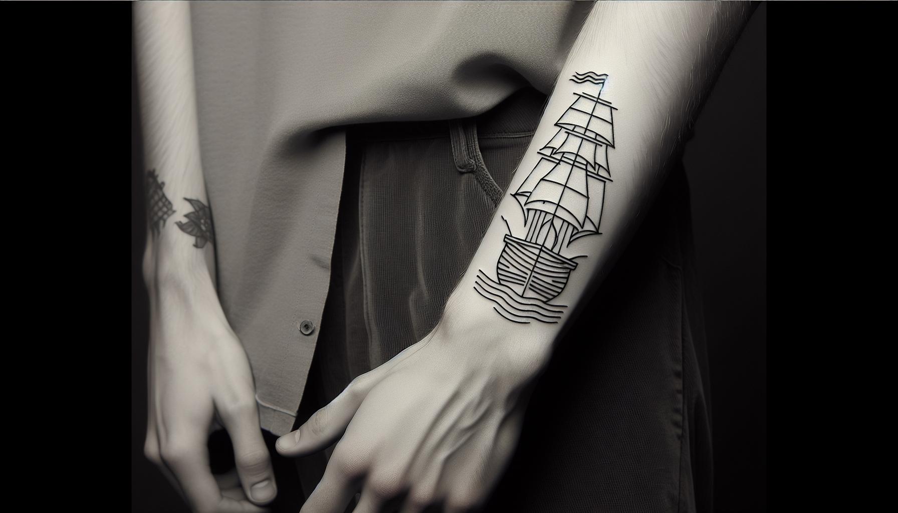 Ultimate Guide to Pirate Ship Tattoo Designs: Styles, Meanings & Inspiration 8 Ultimate Guide to Pirate Ship Tattoo Designs: Styles, Meanings & Inspiration 7